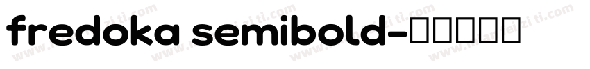 fredoka semibold字体转换